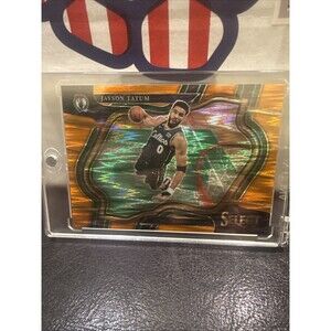 2022-23 PANINI SELECT BASKETBALL #255 Jayson Tatum Orange Flash PRIZM Celtics